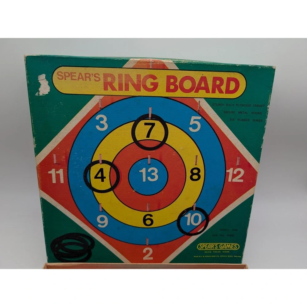 Spears Ring‎ Board Game Plywood 2003 Complete Vintage READ